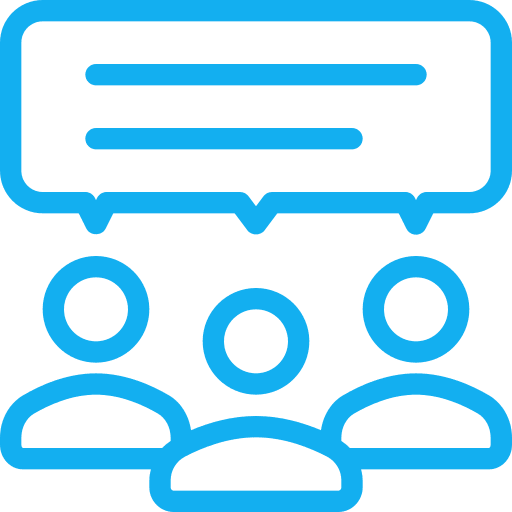 Graphic illustrating feedback collection for customer insights.