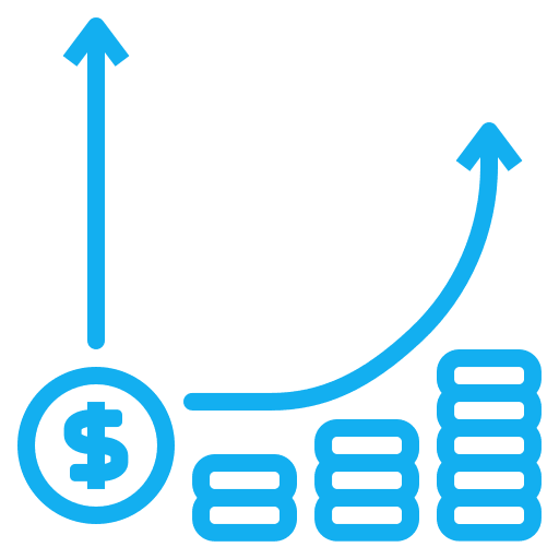 Higher Return on Investment ROI Image: "Image showing higher return on investment through digital strategies."